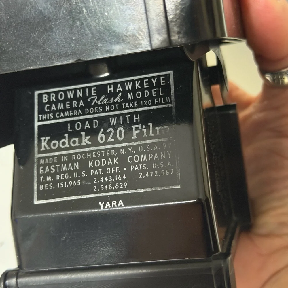 Antique Kodak Hawkeye and Target Six-20 Black Cameras - Decorative Purposes Only